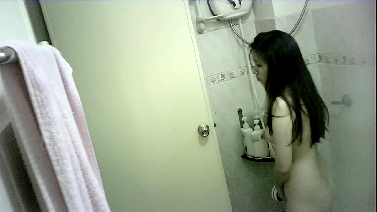 Voyeur Spying On A Beautiful Japanese Girl In The Shower Video at Porn pic image
